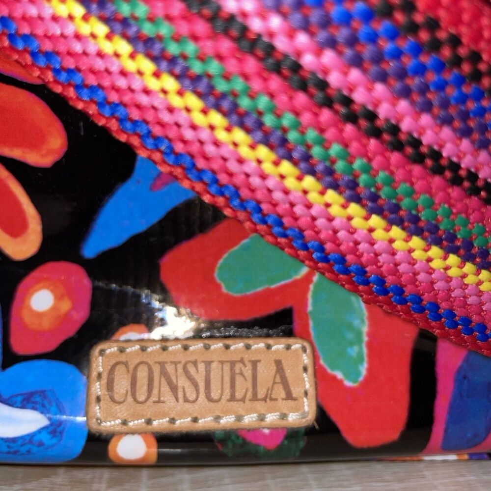 CONSUELA Sophie Tour Colorful Leather Crossbody Bag NWOT - Picture 4 of 9